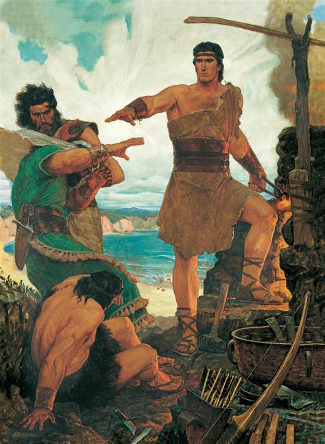 Nephi Returning To Lehi With The Brass Plates