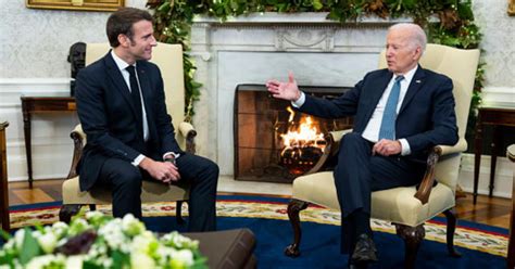 President Biden Hosting Emmanuel Macron In Bidens First State Dinner Cbs News