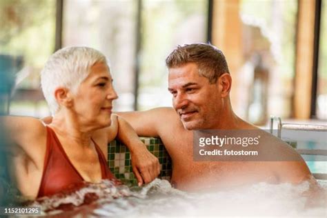 mature couple hot tub photos and premium high res pictures getty images