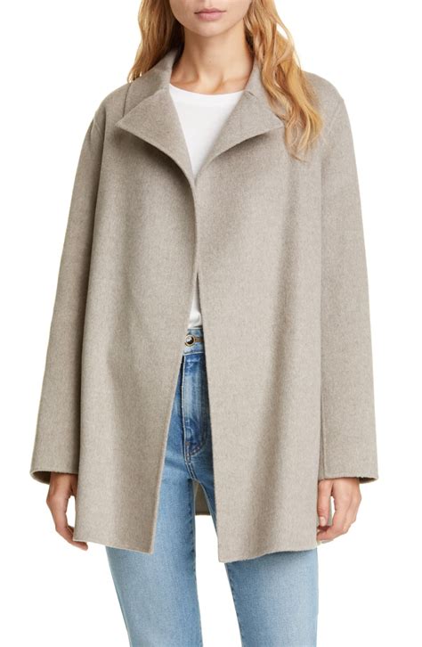 Theory Wool And Cashmere Overlay Coat Nordstrom Fashion Clothes Women