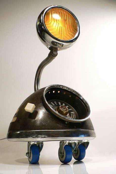 Retro Futuristic Lamp 1960s Mcm Retro Atomic Space Capsule Flying