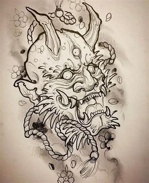 Yay i decided to draw a hannya mask from my sketchbook, based off of japanese tattoo. Japanese Demon Mask Drawing at PaintingValley.com ...