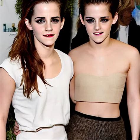 Emma Watson And Kristen Stewart Cosplaying As Each Stable Diffusion OpenArt