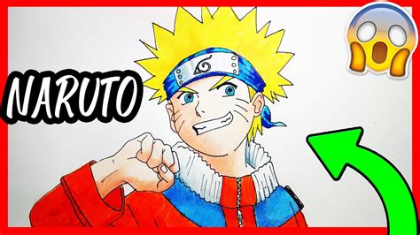 COMO DIBUJAR A NARUTO paso a paso FÁCIL Y LENTO Curso de Dibujo