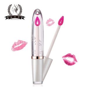 Oem Private Label Makeup Moisture Clear Shiny Lip Gloss Shanghai He