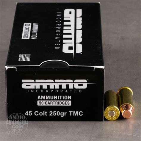 Ammo Inc Signature 45 Colt 250gr Total Metal Coating 50