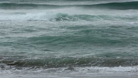 Pacific Ocean Waves Breaking Near Stock Footage Video 100 Royalty