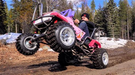 450cc Barbie Jeep Does Wheelies Youtube