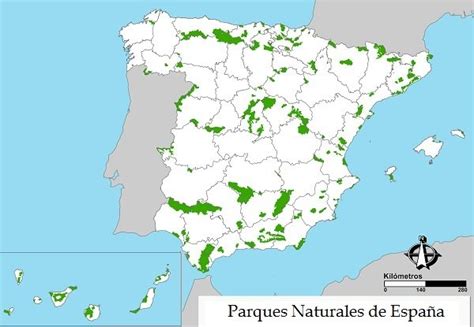 Mapa De España De Parques Naturales Mapa Fisico