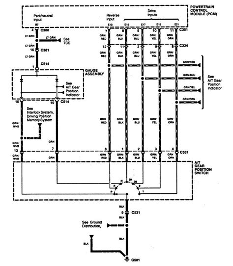 Wiring diagram for 2002 bajaj legend circuit schematic. Acura Legend (1994 - 1995) - wiring diagram - transmission controls - Carknowledge.info