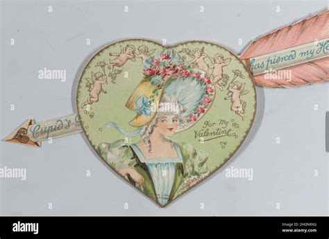 Valentine Mechanical Heart With Arrow Opens Image Of A Woman Ca