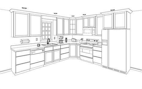 Kitchen Layout Sketch At Explore Collection Of