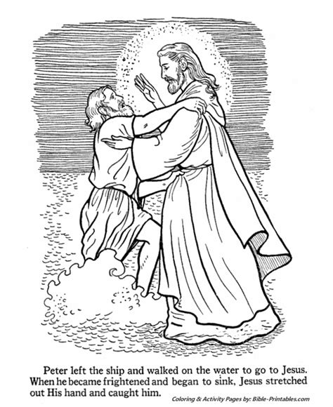 It was adapted by walt disney in 1953, with a sequel released in 2002. The Apostles Coloring Pages - Peter | Bible-Printables