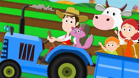 Farmer In The Dell Nursery Rhymes For Kids Baby Songs Childrens