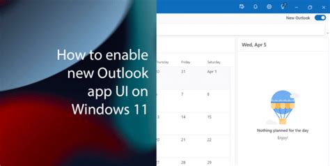 How To Enable New Outlook App Ui On Windows 11