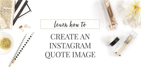 How To Create Instagram Quote Images Youtube