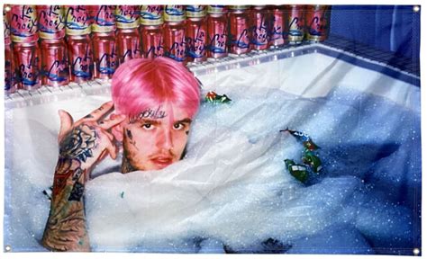 Lil Peep Bathtub Pink Hair Flag 3x5ft Banner Tapestry Ebay