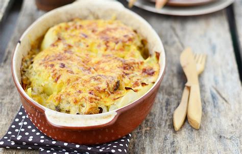 Gratin de chou-fleur à la crème doignon Recette de Gratin de chou