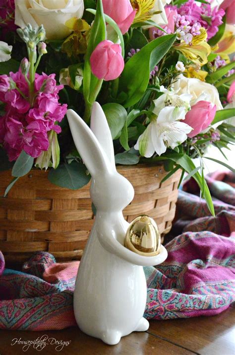 Create A Blooming Easter Basket Easter Basket Centerpiece Easter