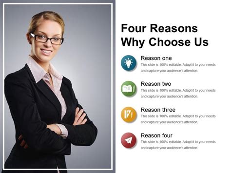 Four Reasons Why Choose Us Example Of Ppt Templates Powerpoint