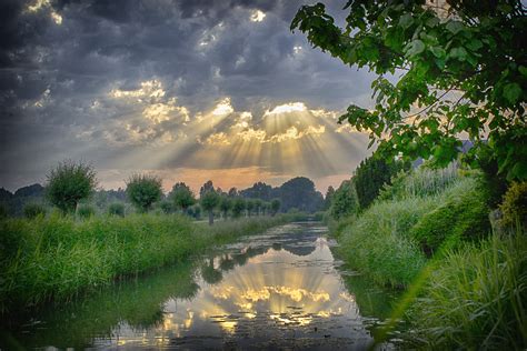 Free Images Landscape Tree Forest Cloud Sunset Sunlight Morning