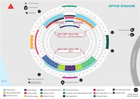 Wa's newest sport and entertainment destination. The Stylish and also Beautiful seating plan optus stadium ...