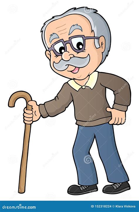 Grandpa Walking Stick Stock Illustrations 573 Grandpa Walking Stick