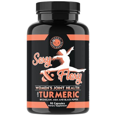 Angry Supplements Womens Joint Health Formula With Turmeric Bromelain Msm And Black Pepper 1