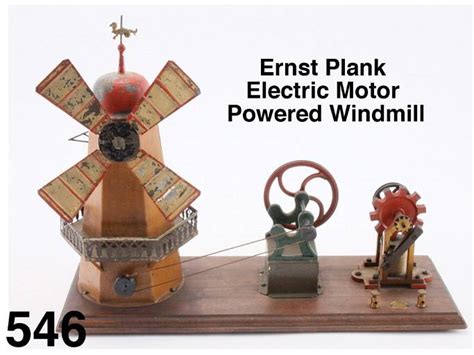 Ernst Plank Electric Motor Powered Windmill Nov 17 2012 Pook