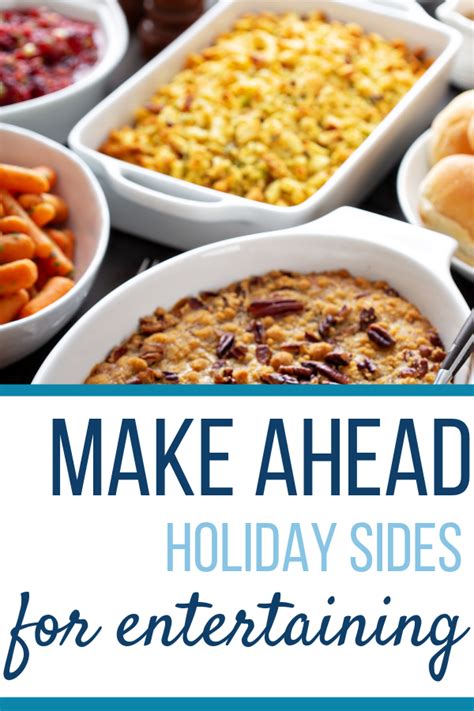 It's the perfect dish for christmas dinner or a sunday roast. Make Ahead Holiday Side Dishes | Holiday side dishes ...