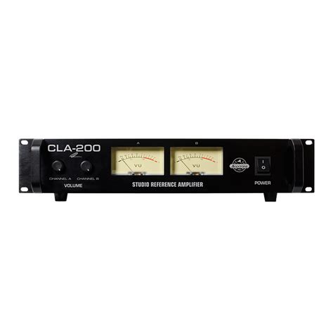 Watch cla replicate his sound in the box, mixing the song indestructible by vifolly. CLA-200 STUDIO AMPLIFIER