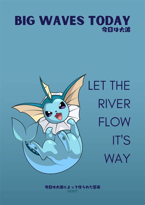 Vaporeon Poster By Paimonhost On Deviantart