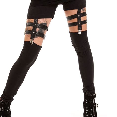 Temptation Leggings Women S Black By Vixxsin Vixxsin Gothic Outfits Black Leggings