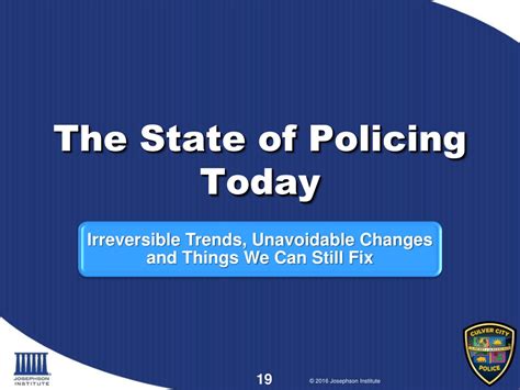 Ppt Creating An Exemplary Policing Organization Powerpoint