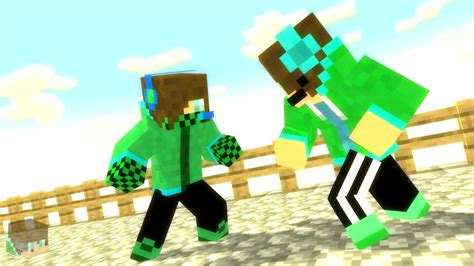 The Fight Minecraft Animation Youtube