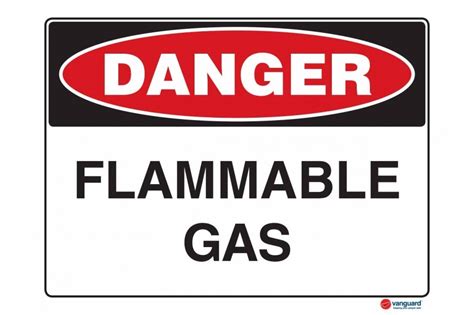 ACM Danger Sign Flammable Gas Vanguard NZ