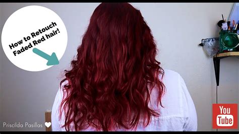 Faded Red Hair Retouch Youtube