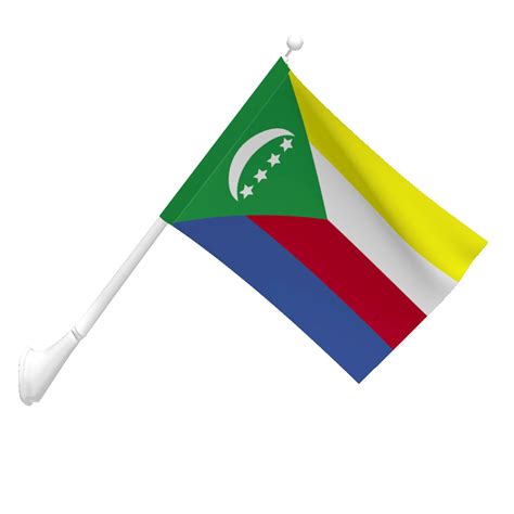 World flags available at us flag store Comoros Flag (Heavy Duty Nylon Flag) - Flags International
