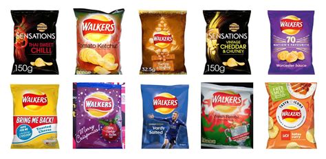141 Flavours Walkers Crisps With Lots Of Special Editions Museum Of
