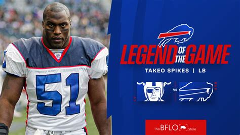 Takeo Spikes Announced As The Bills Legend Of The Game For 2023 Home Opener