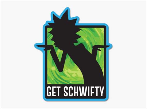 Rick And Morty Logo Png Rick And Morty Get Schwifty Sticker