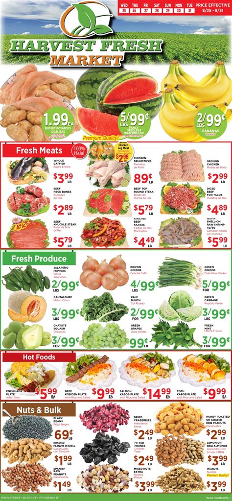 Weekly Ads Harvest Fresh Market