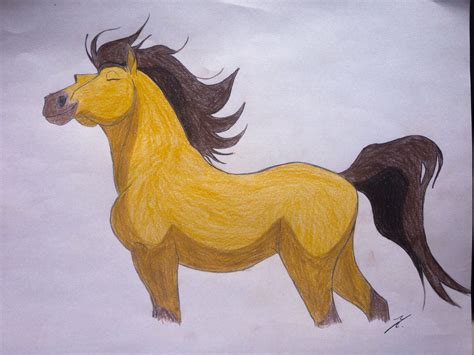 Spirit The Stallion Of Cimarron Horse Drawings Cool Drawings Animal