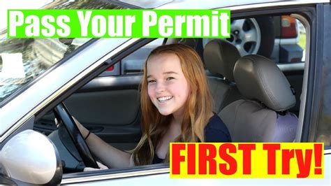 How To Pass Your Permit Test First Try Youtube