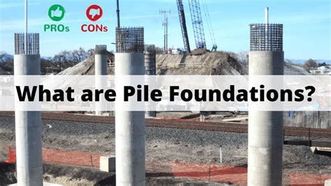 What Are Pile Foundations Types Advantages And Disadvantages Youtube