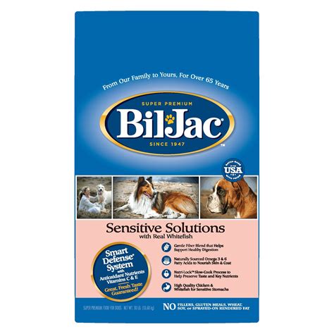 One that's shiny, lustrous, and full. Bil-Jac® Sensitive Solutions Adult Dog Food | Dog food ...