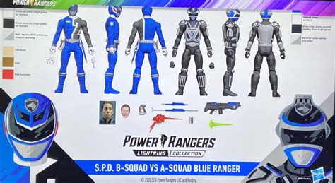 Power Rangers Lightning Collection Vs Spd B Squad Vs A Squad Blue