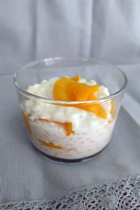Riz au lait de coco et mangue