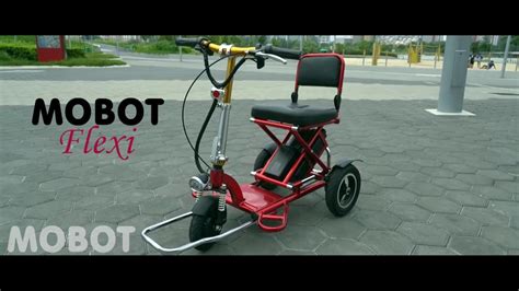 Mobot Flexi Foldable Mobility Scooter Review Youtube
