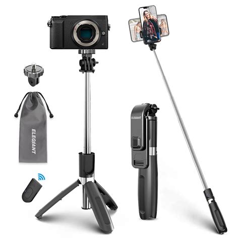 Elegiant Egs 01 3 In 1 Mini Selfie Stick With Wireless Remote Tripod Stand Suppo